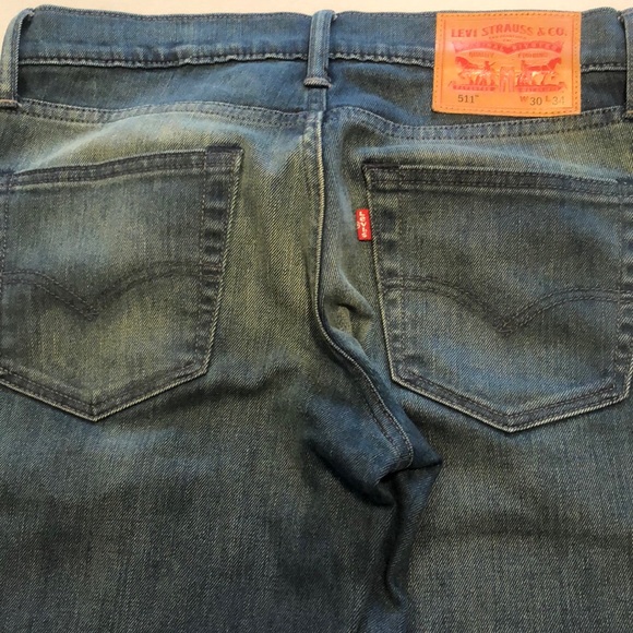Levi’s 511 jeans dark slim size 30 pants last price drop - Picture 8 of 13